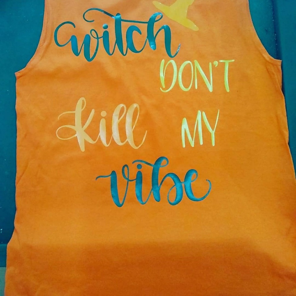 Witch dont kill my vibe custom tshirt